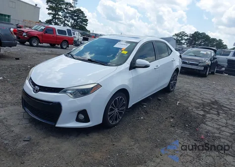 2016 Toyota Corolla S Plus from USA, damaged, VIN 2T1BURHE9GC487023